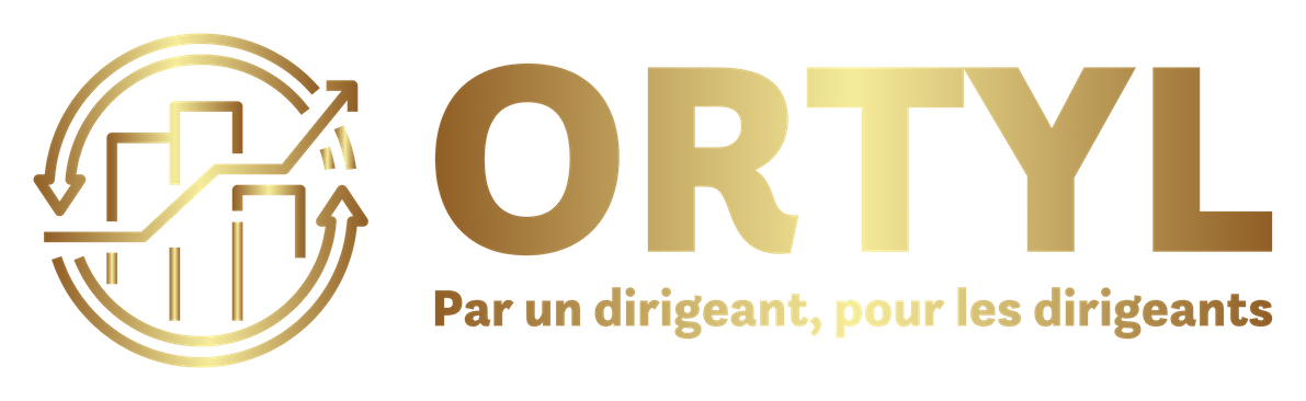 Logo de la société ORTYL — Conseil en stratégie. Slogan : « Par un dirigeant, pour les dirigeants ».